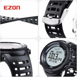 New Ezon Multifunctional Hiking Watch Men's Sport Digital Watch Hours Altimeter Barometer Compass Thermometer Climing Wristwatch