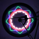 Cool Waterproof Cycling Wheel Spoke Light, 32-pattern