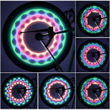 Cool Waterproof Cycling Wheel Spoke Light, 32-pattern